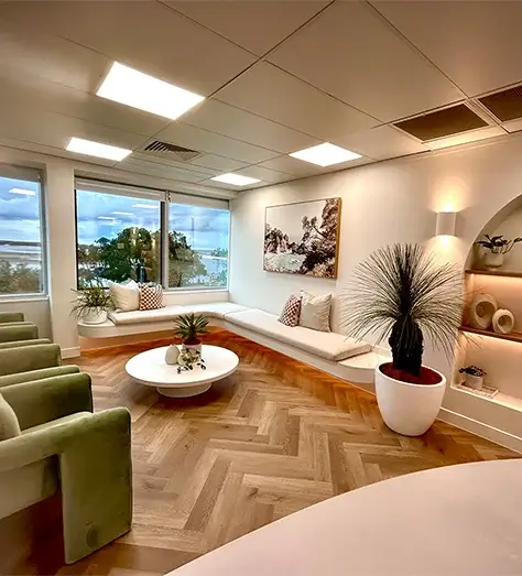 Vie by Fraser Kirk, Vie clinic interior, waiting room 02